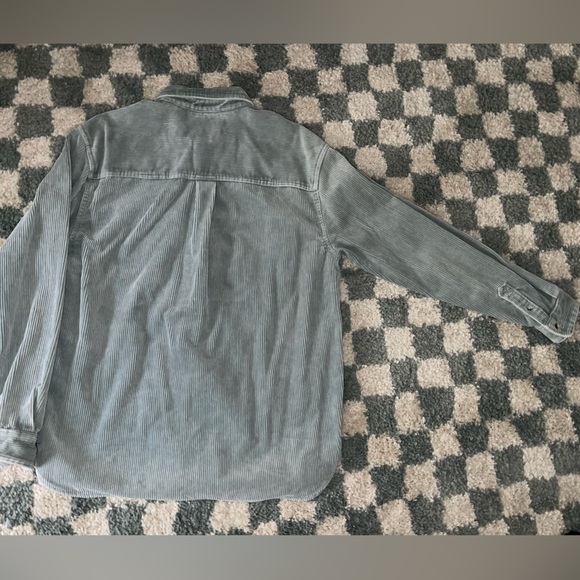 Sage Green Corduroy Shirt from Urban Outfitters - Picture 2 of 7